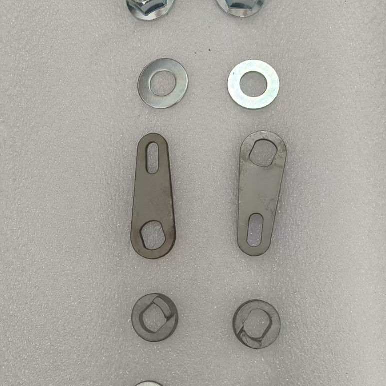 Rear wheel screw, nut, washer set