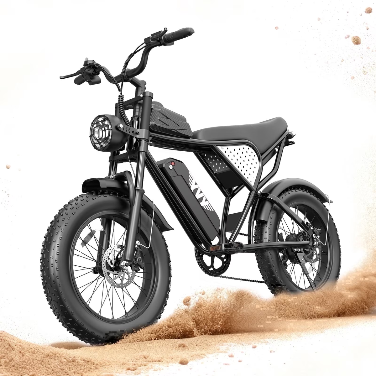 750W 28Mph Electric Bike for Adults,Max 70Mi,48V 15.6AH E-Mountain Bike,20'' Fat Tire Disc Brakes,cTUVus Certified,Class 3