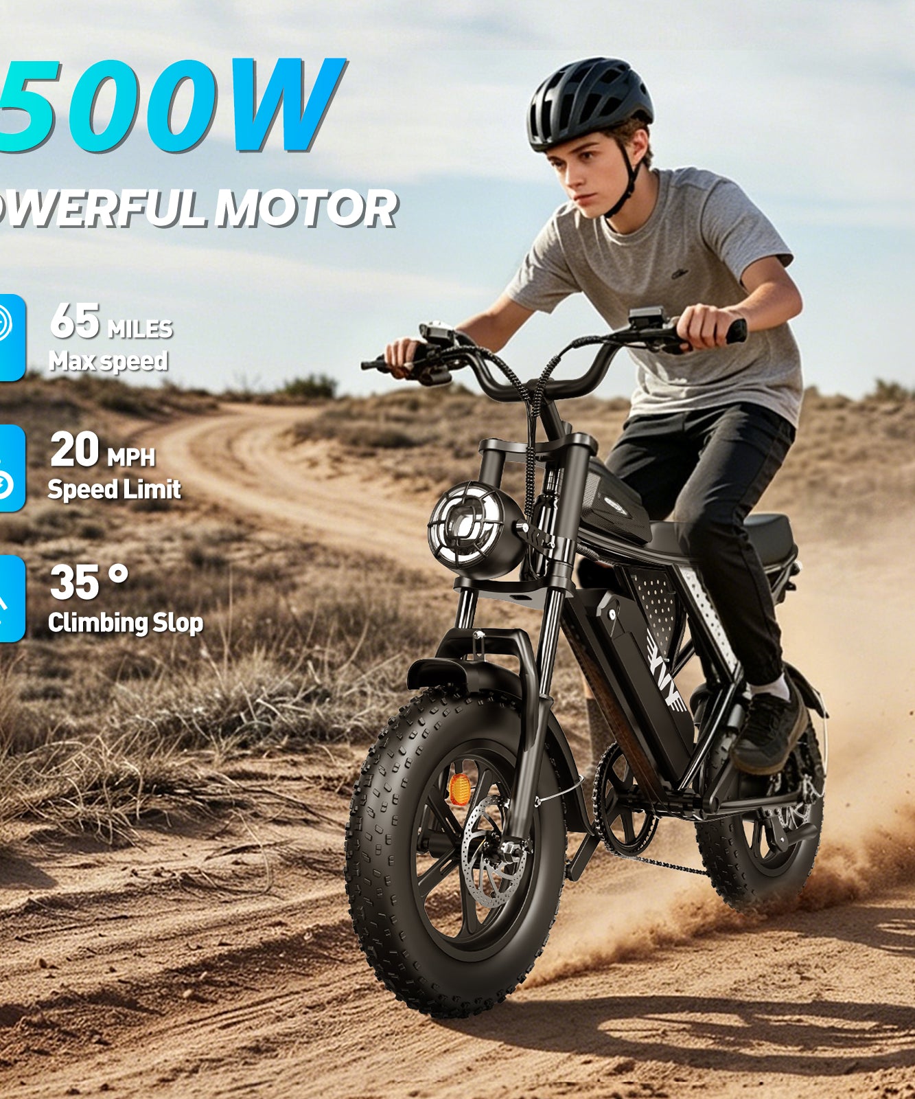 YVY K16 1500W Fat Tire Electric Bicycle