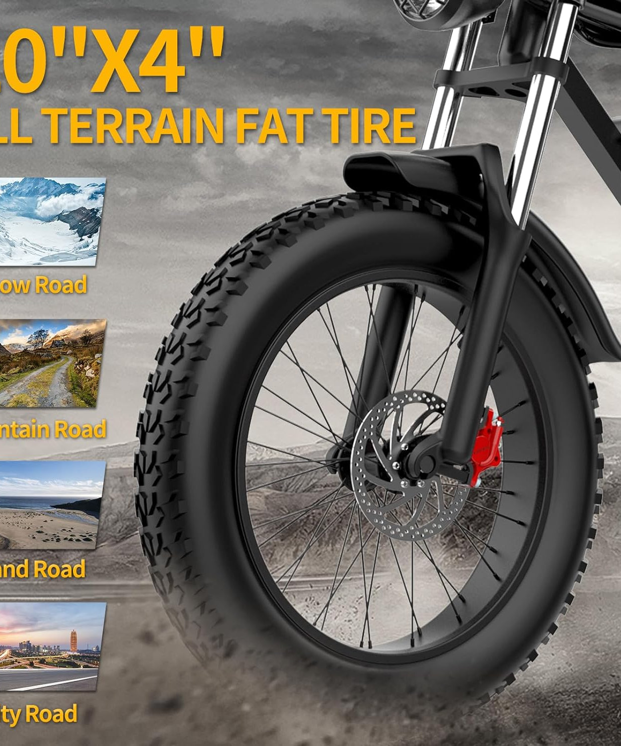 YVY K20Pro Fat Tire Electric Bicycle