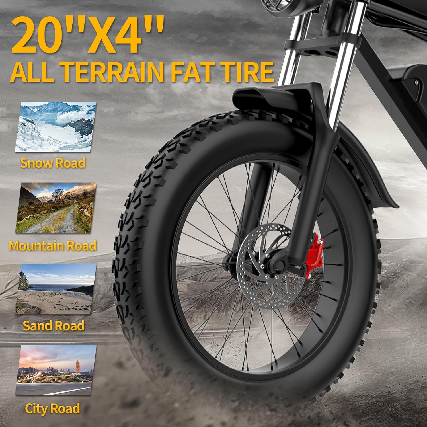 YVY K20Pro Fat Tire Electric Bicycle